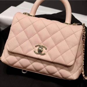 ❌SOLD❌ Chanel Coco Handle Mini in Rose Clair